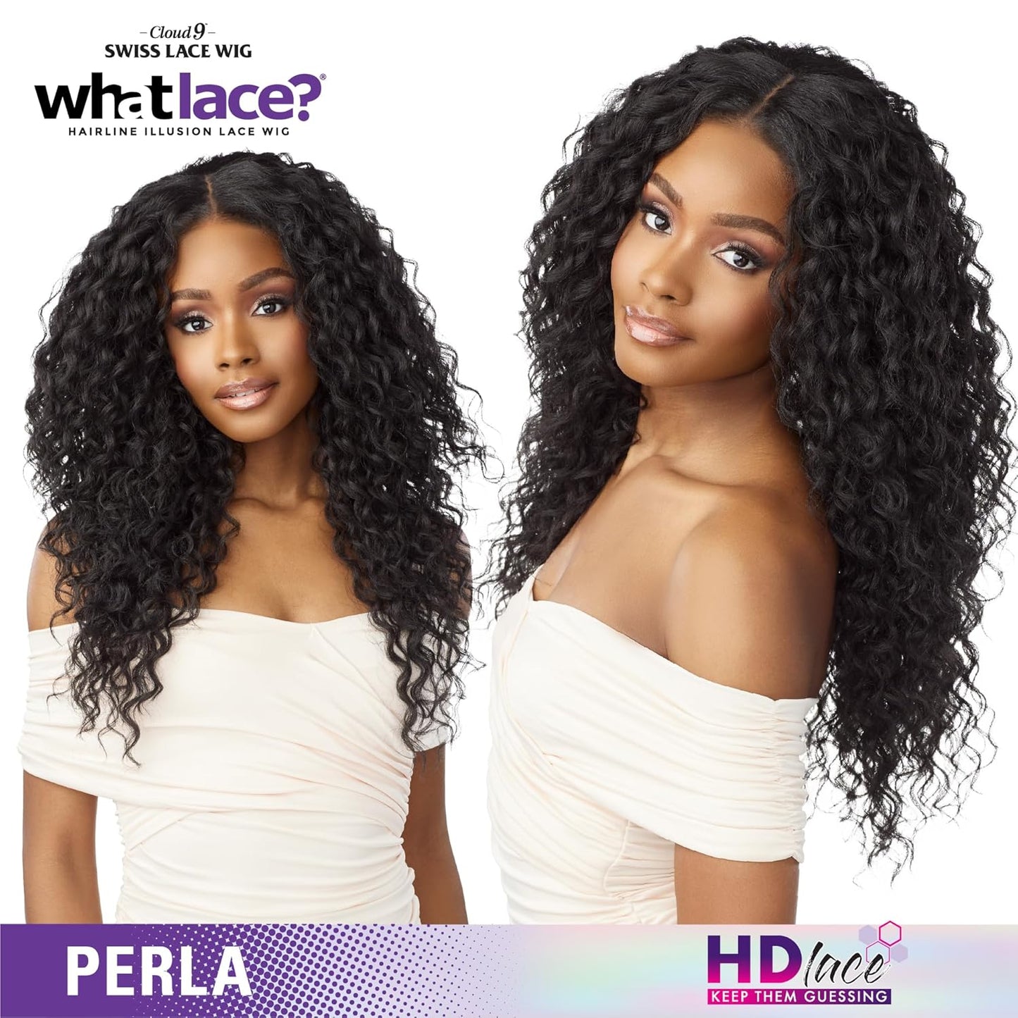 What Lace 13X6 Wigs - Perla Glueless Synthetic Wig Cloud 9 with Preplucked Hairline Hd Lace - Whatlace Perla (BALAYAGEHAZELNUT)
