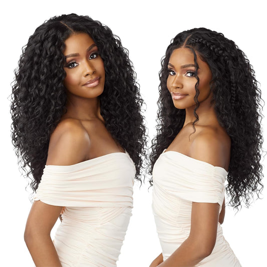 What Lace 13X6 Wigs - Perla Glueless Synthetic Wig Cloud 9 with Preplucked Hairline Hd Lace - Whatlace Perla (BALAYAGEHAZELNUT)